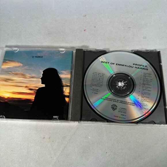 Best Of Emmylou Harris Audio CD 1978 Country Music Warner Bros Records - Picture 3 of 3